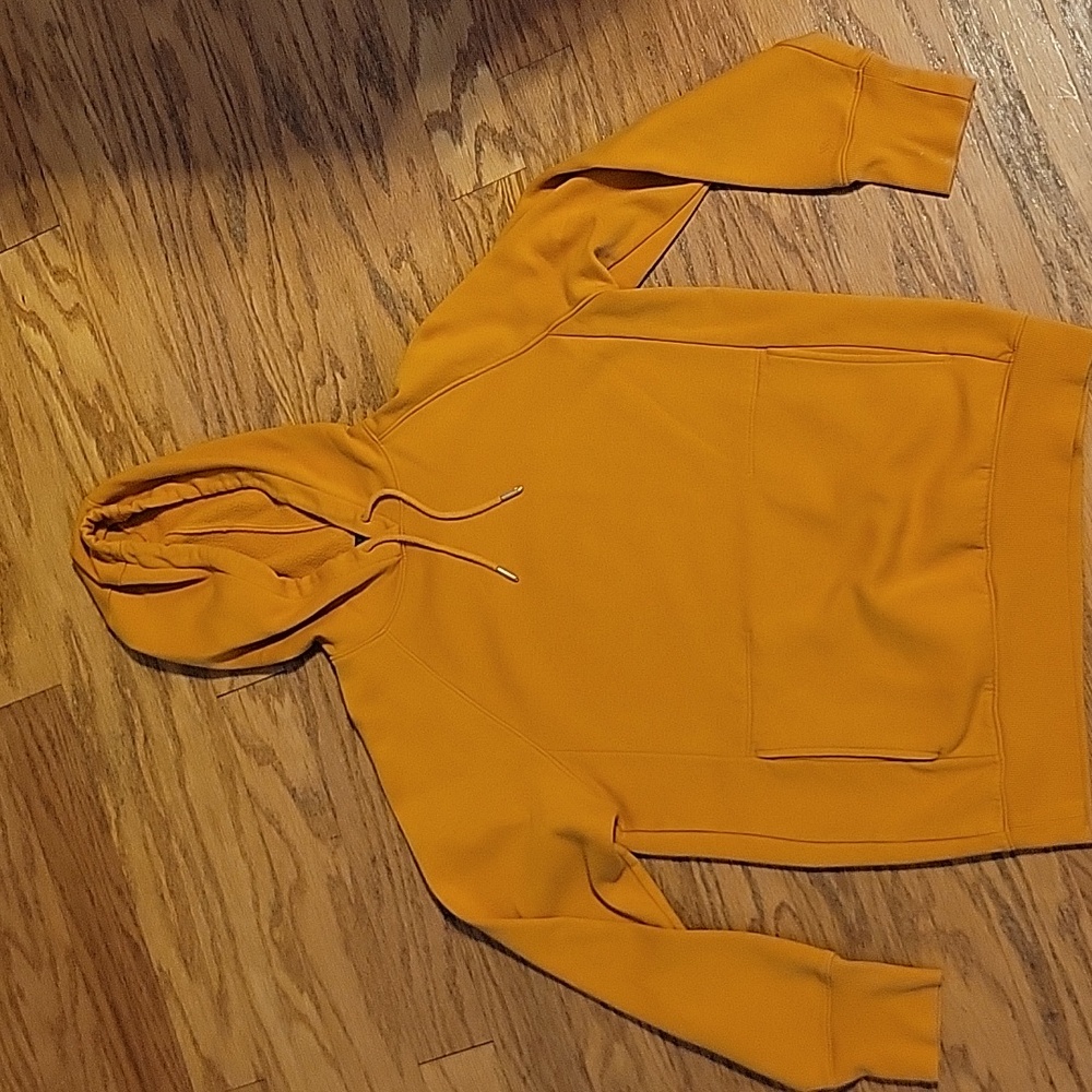 Orange  All In Motion Hoodie Sweatshirt Mens Small